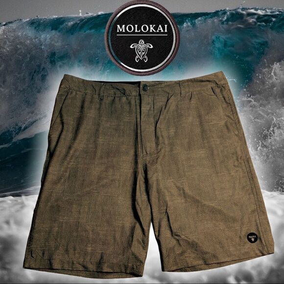 Olive Green Shorts MOLOKAI 38 - Picture 1 of 7